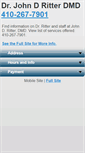 Mobile Screenshot of johndritterdmd.com